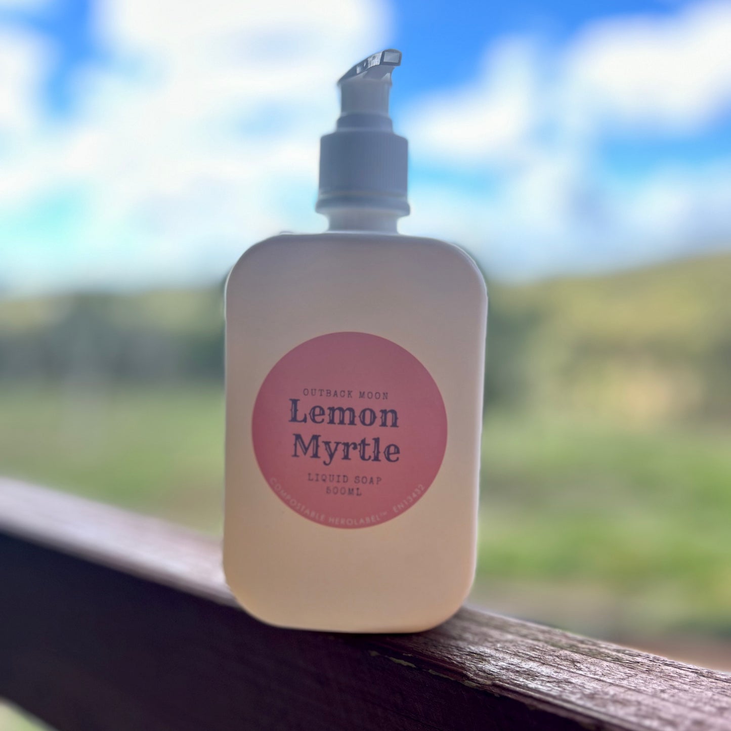 “Lemon Myrtle” Liquid Goat Milk Soap