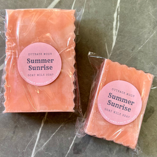 “Summer Sunrise” Goat Milk Soap Bar