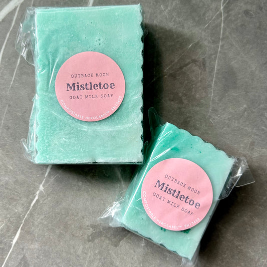 "Mistletoe" Christmas Goat Milk Soap Bar