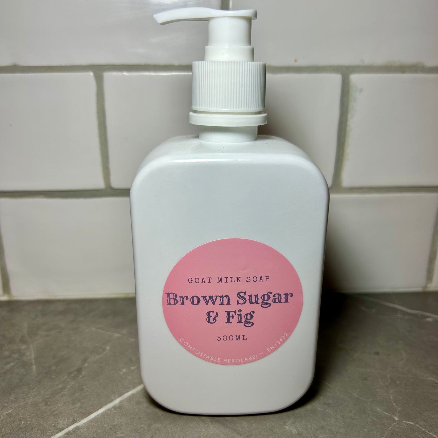 "Brown Sugar and Fig" Goat Milk Liquid Soap bar 500ml